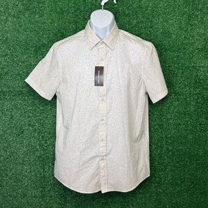 Michael Kors White Casual Button Down Shirt